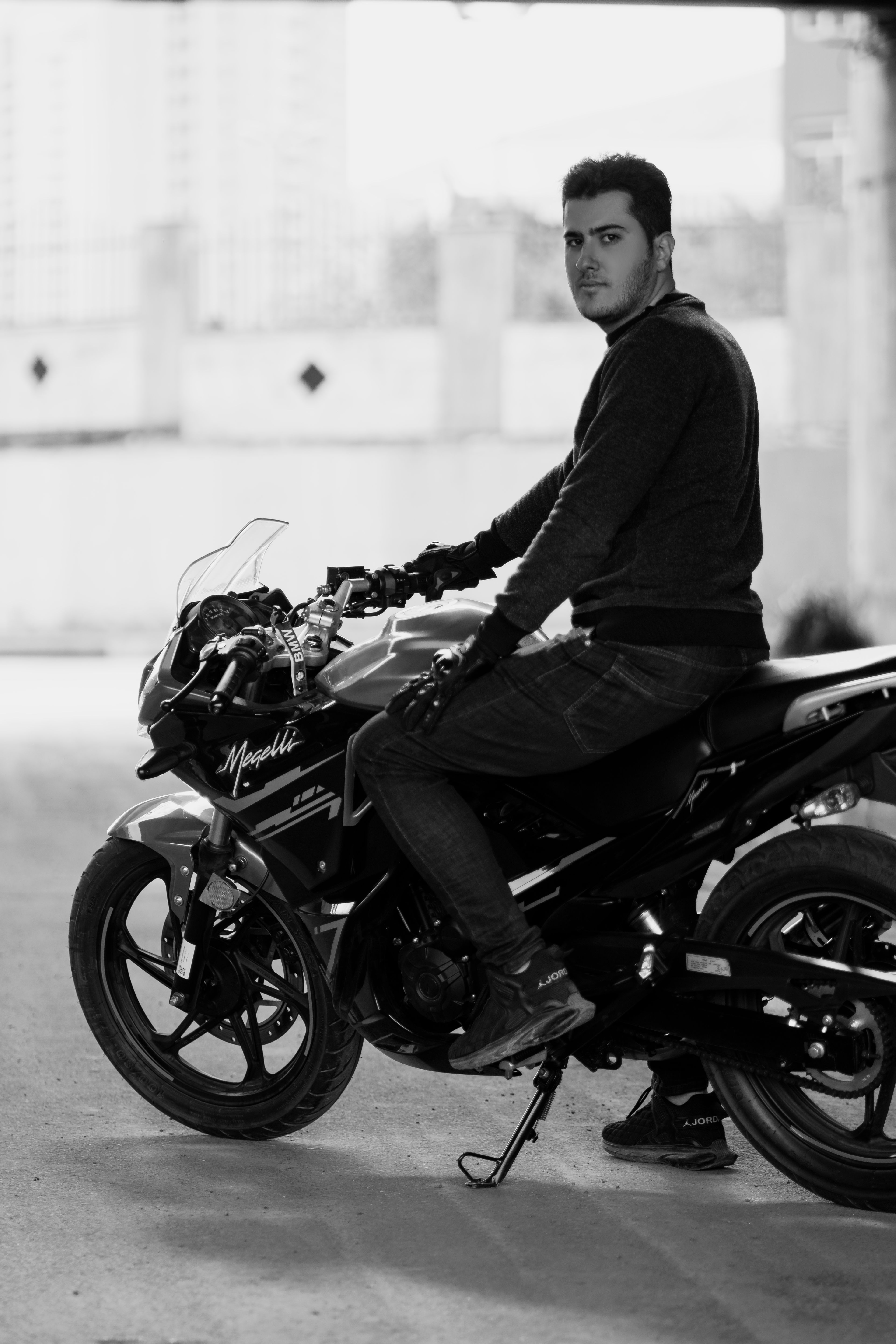 abolfazl and his bike